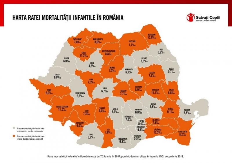 Rata mortalitatii infantile in Romania, de doua ori mai mare decat media europeana | Demamici.ro