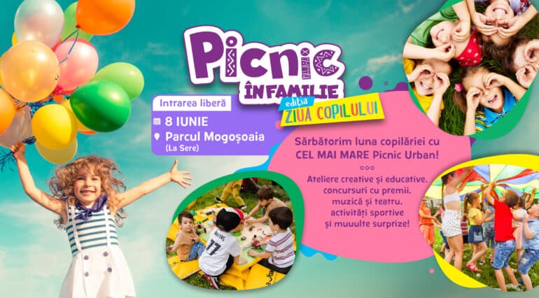 Cel mai Mare Picnic în Familie by Social Moms sărbătorește Luna Copilului în data de 8 iunie | Demamici.ro